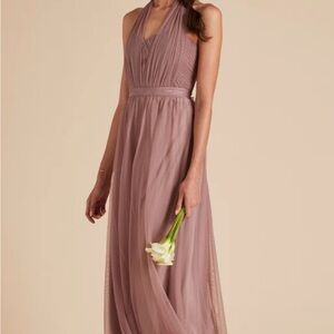 Birds Grey Christina Convertible Dress - Sandy Mauve - Large